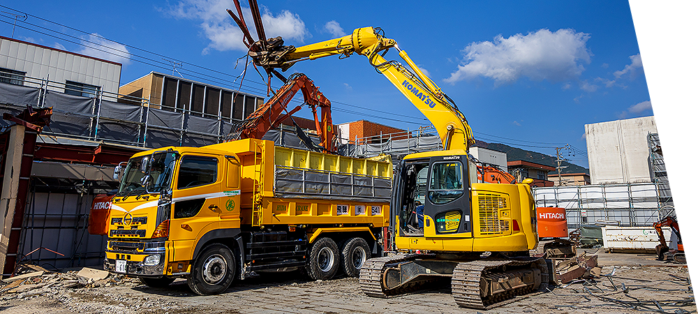 総合解体業界トップシェアの実績
