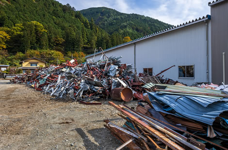現場で生まれる建材を細かく分別